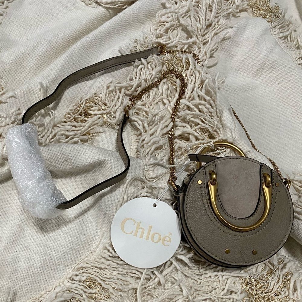 CHLOE Mini Pixie Bag in Motty Grey